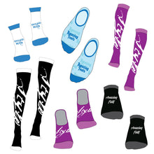 Lot de chaussettes - Maquette et modèle - 55 au total, 11 angles, 6 styles, calques, vecteurs détaillés et modifiables en EPS, SVG, AI, PNG, DXF et PDF