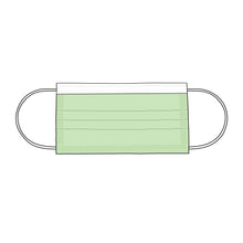Surgical Masks - Mockup and Template - 6 Angles, 1 Style, Layered, Detailed and Editable Vector in EPS, SVG, AI, PNG, DXF and PDF