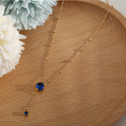 Collier en Or avec Pendentif et Breloque IZZY Crystal