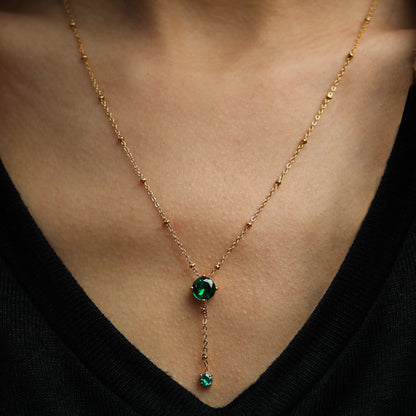Collier en Or avec Pendentif et Breloque IZZY Crystal