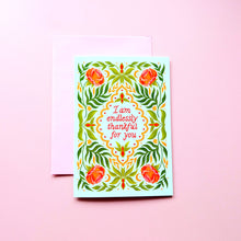 I am Endlessly Thankful for You | Mini Greeting Card