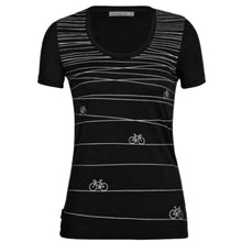 Icebreaker Merino Women's Tech Lite Print Scoop Neck Tee Shirts Large