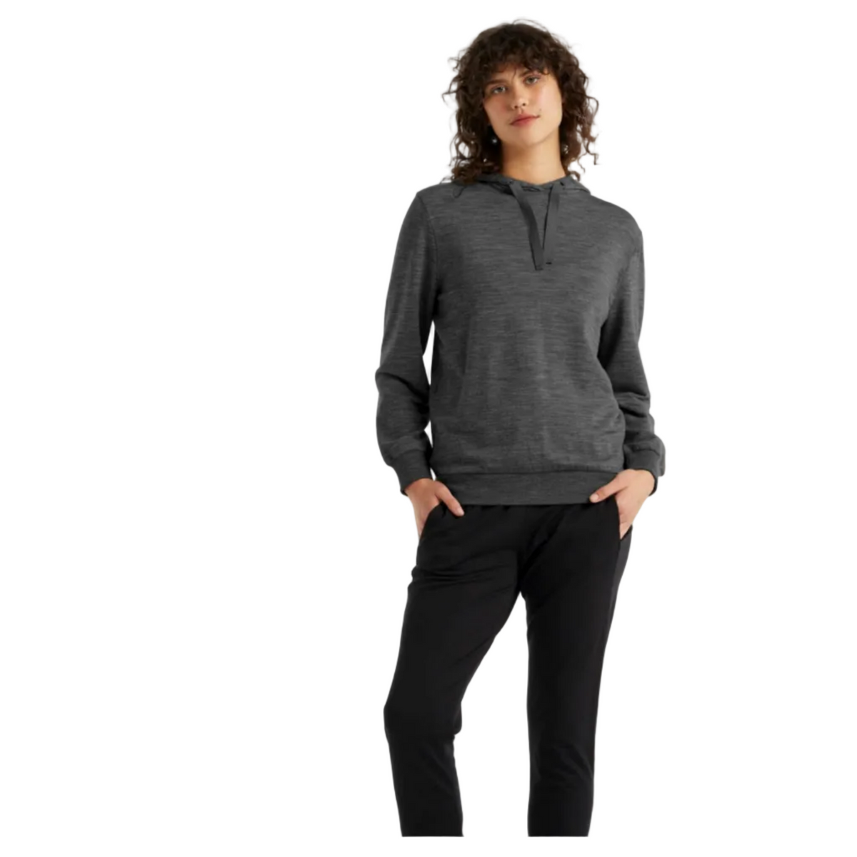Icebreaker Merino Women's Crush Long Sleeve Wool Hoodies Size Large
