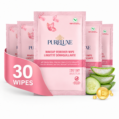 PureLuxe Makeup Remover Wipes