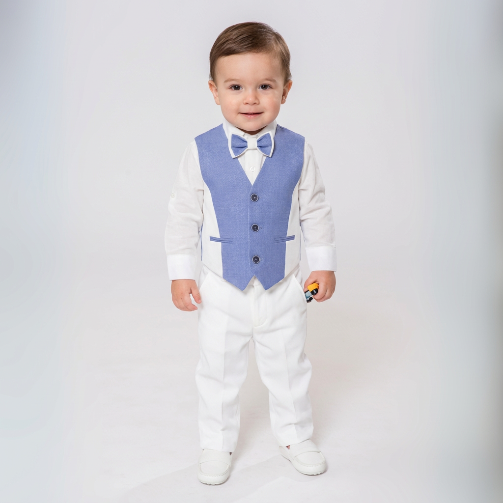 Ensemble Gilet de Cérémonie pour Garçons Italian Stallion
