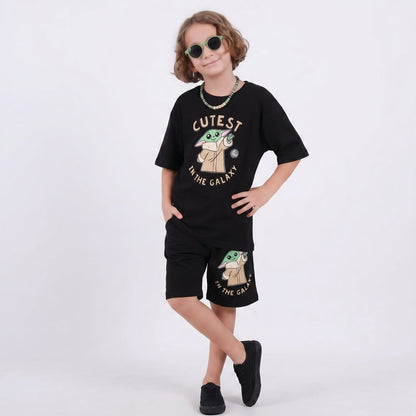 Space Bros Boys Shorts Set