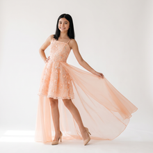 Robe 2 en 1 asymétrique pour préadolescente Liv