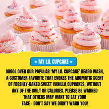 My Lil Cupcake Beard Wash (150ml) – Sweet Vanilla Cupcake with Creamy Buttercream Scent | Gentle Beard Shampoo & Cleanser