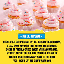 My Lil Cupcake Beard Balm (56g) – Sweet Vanilla Cupcake with Creamy Buttercream Scent | Strong Hold & Conditioning Balm