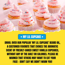 My Lil Cupcake Beard Oil (30ml) – Sweet Vanilla Cupcake with Creamy Buttercream Scent | Premium Conditioning Beard Oil