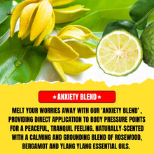 Anxiety Blend Essential Oil Roll-On (10ml) – Rosewood, Bergamot & Ylang Ylang | Calming Aromatherapy for Stress & Anxiety Relief