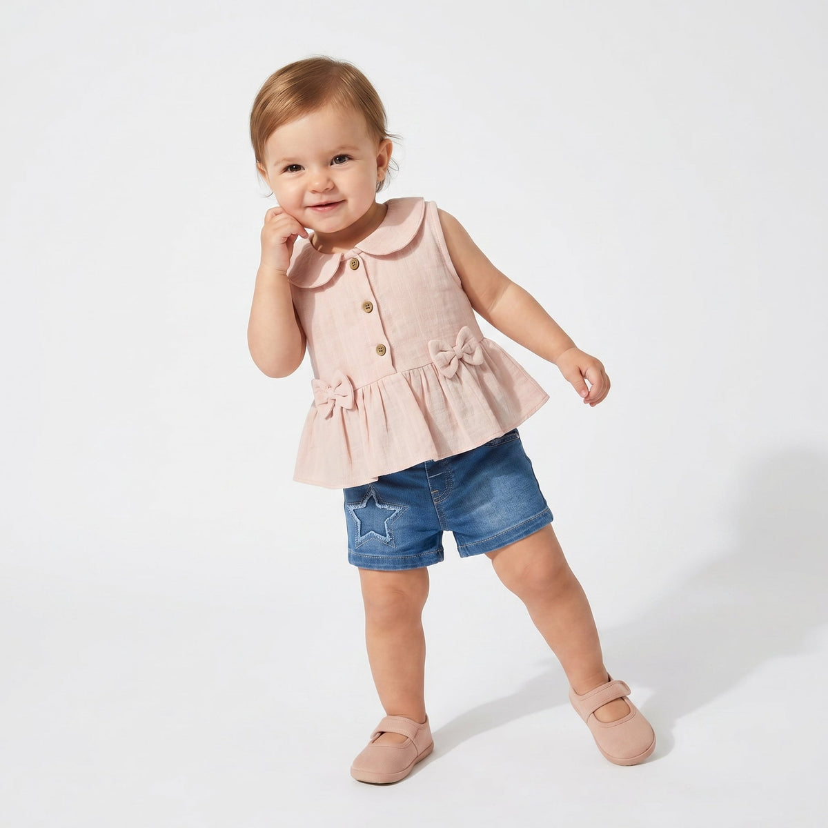 Denim Dalia Baby Girl Set