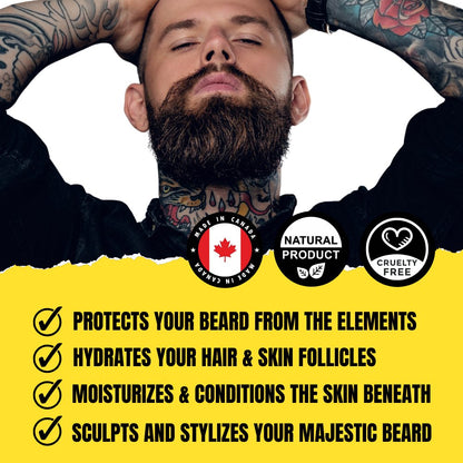 My Lil Cupcake Beard Balm (56g) – Sweet Vanilla Cupcake with Creamy Buttercream Scent | Strong Hold & Conditioning Balm