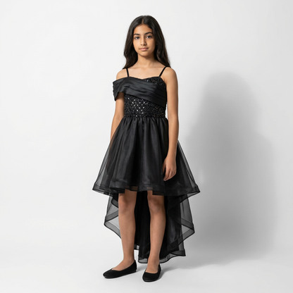 Little Aria Girls High-Low Preteen Dress