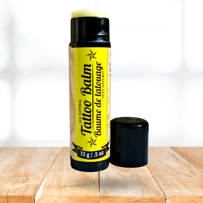 Baume Peau Sèche & Tatouage (15g) – Lavande & Camomille | Baume Apaisant pour Tatouages, Peau Sèche & Eczéma