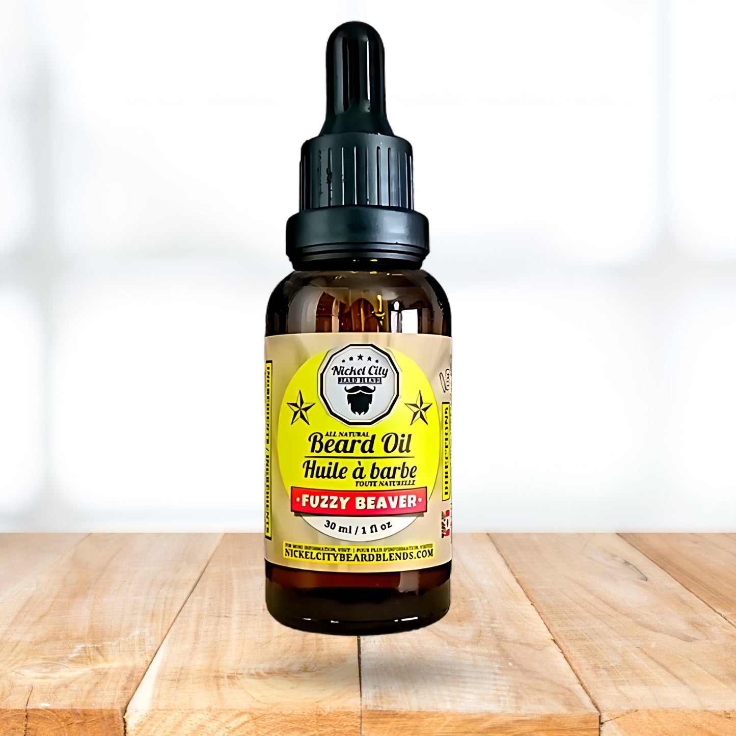 Huile à barbe Fuzzy Beaver (30ml) – Sirop d'érable canadien & Crêpes | Huile à barbe revitalisante premium
