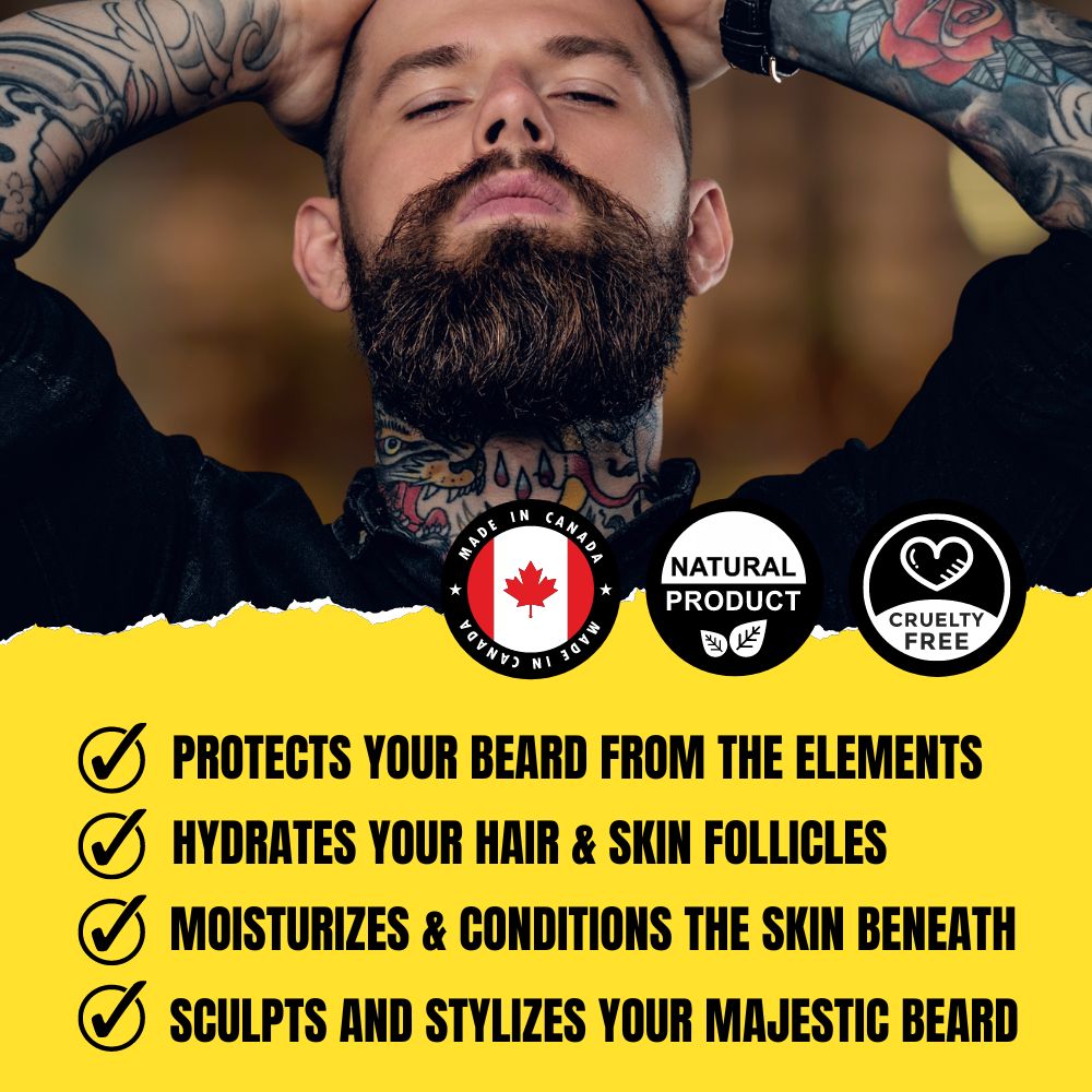 Baume à barbe The Professor (56g) – Cèdre, vanille et cigare doux | Fixation forte et soin | Collaboration Dr. Chris Schneider