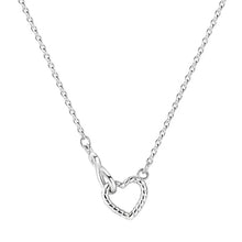 Collier avec pendentif cœur en argent sterling Infinity Love
