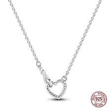 Collier avec pendentif cœur en argent sterling Infinity Love