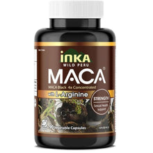 Inka Wild Peru MACA BLACK 4X w L-ARGININE, 90 VCaps