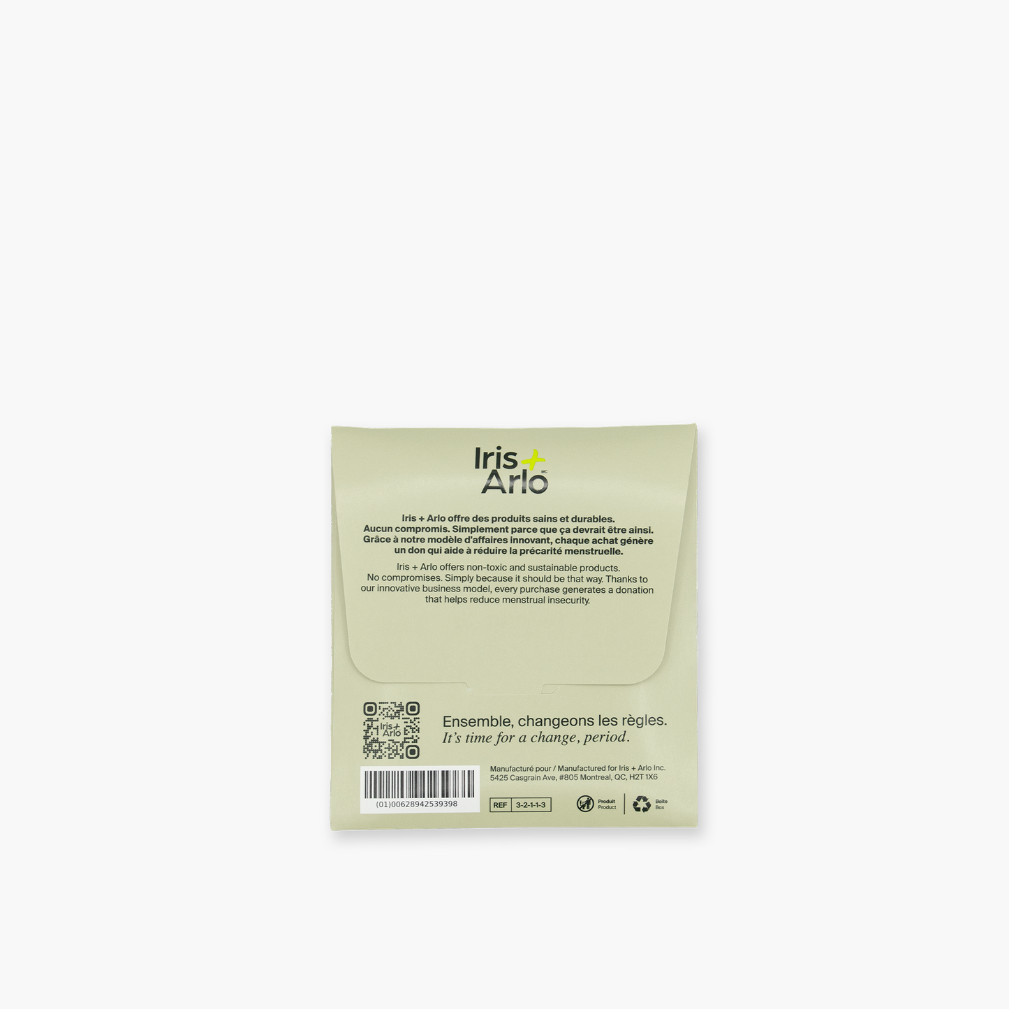 Sachets Individuels - Serviettes Régulières 100 % Coton Biologique
