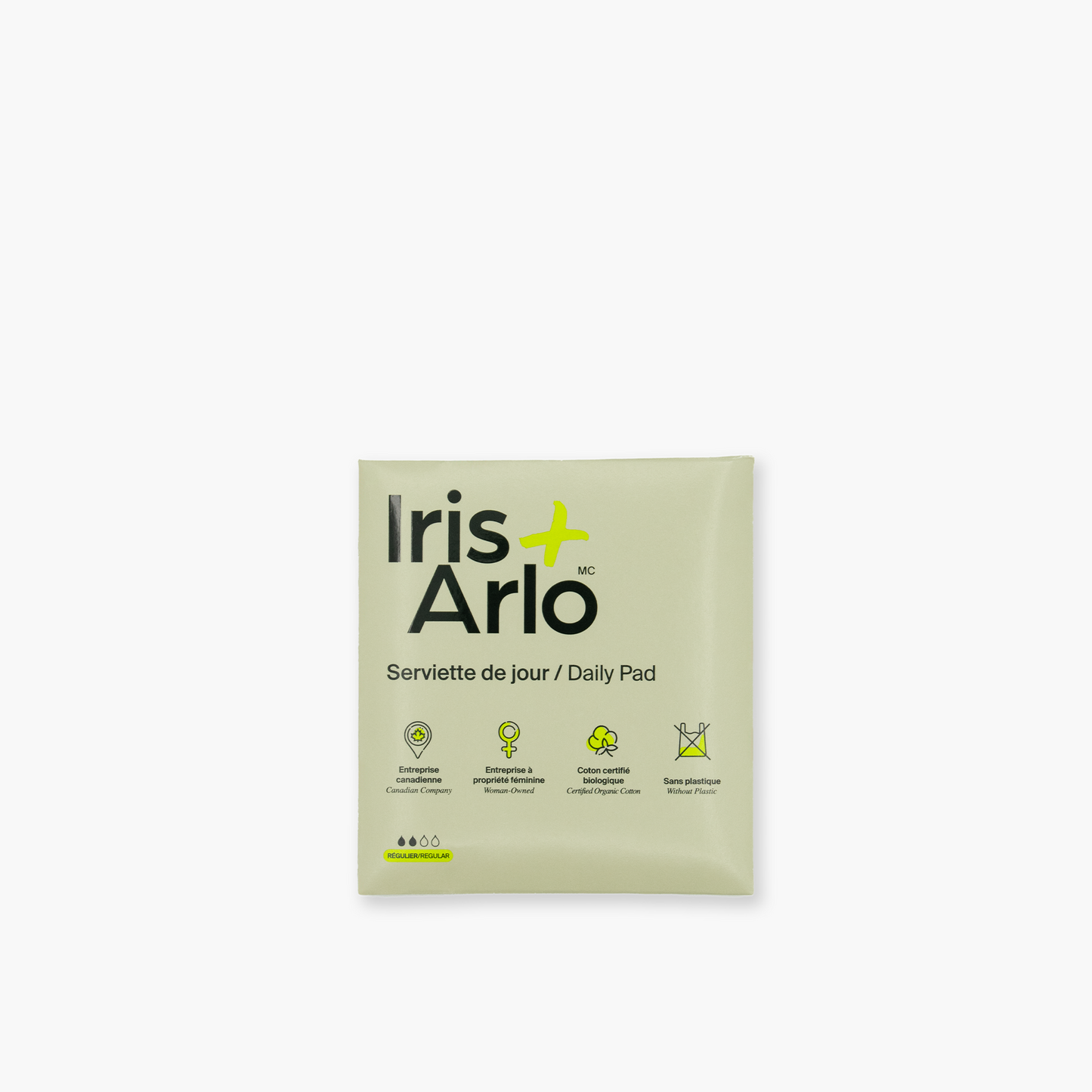 Serviettes régulières 100 % coton biologique