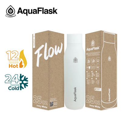 Bouteilles d'eau isothermes AquaFlask FLOW 739 ml (25 oz)
