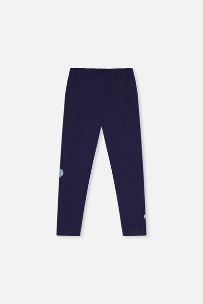 Organic Cotton Leggings Dark Blue