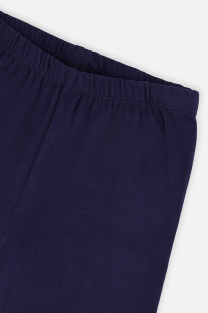 Organic Cotton Leggings Dark Blue