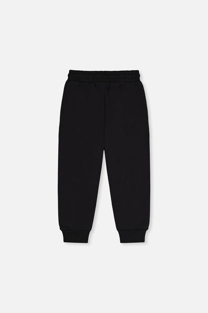 Fleece Sweatpants With Pockets Black