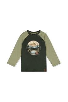 Raglan T-Shirt Dark Turquoise