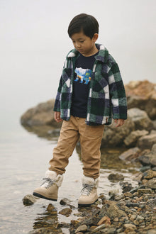 Raglan T-Shirt Dark Blue And Green