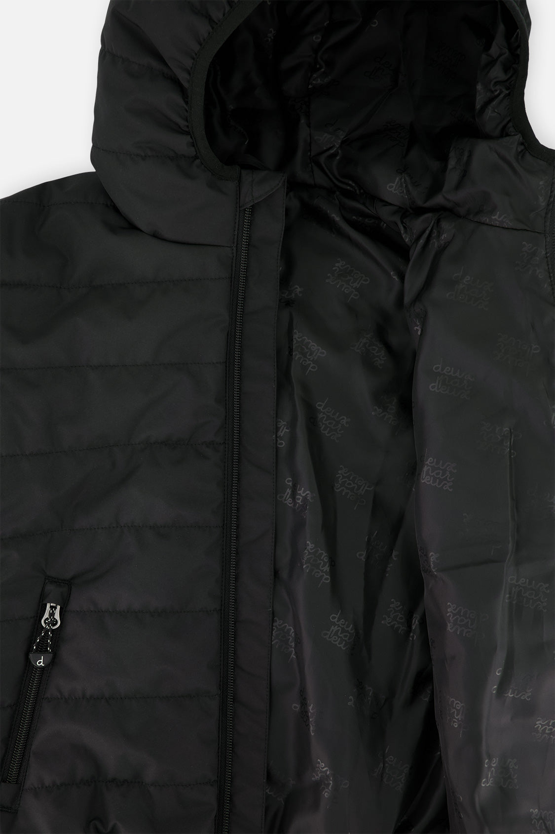 Insulating Quilted Mid-Season Jacket Black