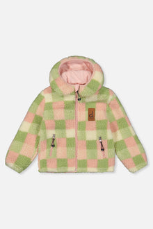 Baby Reversible Mid-Season Jacket Pale Dusty Pink