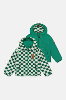 Reversible Mid-Season Jacket Forest Green