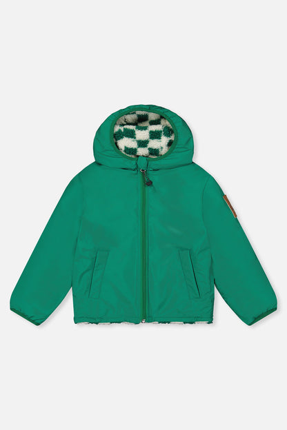 Reversible Mid-Season Jacket Forest Green