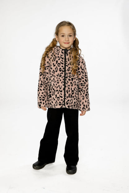 Reversible Mid-Season Jacket Pink And Black