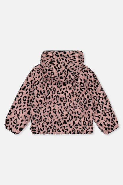 Reversible Mid-Season Jacket Pink And Black