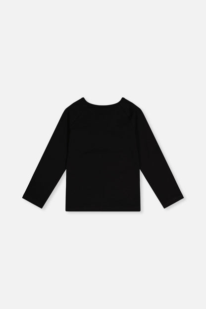 Raglan Organic Cotton T-Shirt Black