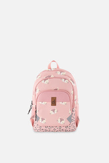 Little Kids Backpack Pink Leopard Print