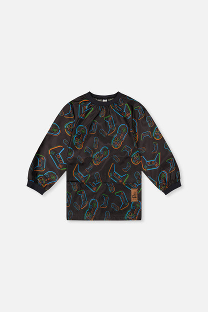 Apron Black Printed Controller
