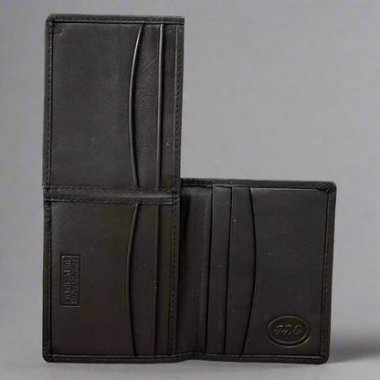 Portefeuille en cuir repliable JBG International pour homme