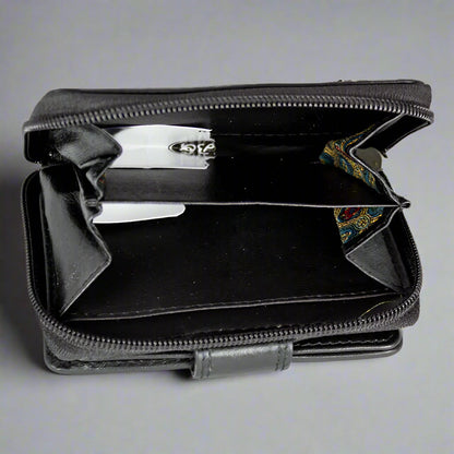 JBG International Women's Small RFID Leather Wallet