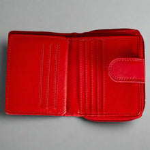 Portefeuille JBG International pour femmes en cuir, petit et anti-RFID