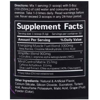 JNX Sports THE CURSE PRE-WORKOUT, 30 Servings
