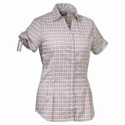 Jack Wolfskin Women's Farlane Short Sleeve Button Up Quick Dry Adventure Shirts