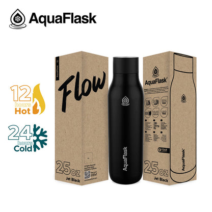 Bouteilles d'eau isothermes AquaFlask FLOW 739 ml (25 oz)