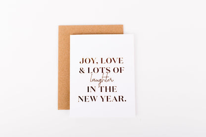 Joy, Love, and Laughter