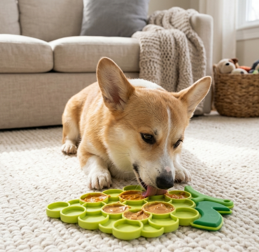 Crispy Grapes™ Lick Mat & Spatula