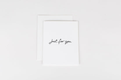 Just for You